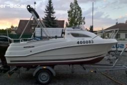 QUICKSILVER ACTIV 430 CABIN + MERCURY F 50 EFI + VLEK THULE 